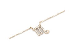 Daniel Wellington Stylový pozlacený náhrdelník znamení Štír Crystal Zodiac DW00400926