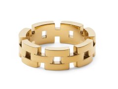 Daniel Wellington Stylový pozlacený prsten 3-Link DW0040099 60 mm