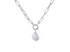 Decadorn Stylový náhrdelník s pravou perlou Sea Chunky