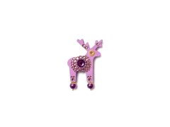 Deers Jelení mini brož Miss Fialka