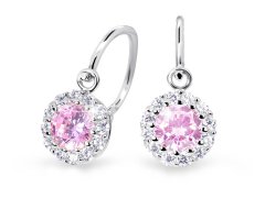 Cutie Jewellery Dětské náušnice z bílého zlata C2745-10-X-2 růžová