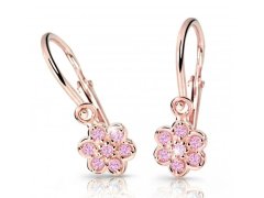 Cutie Jewellery Dětské náušnice z růžového zlata C2746-10-X-4 růžová
