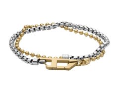 Diesel Dvojitý bicolor náramek z oceli DX1570931