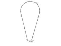 Diesel Fashion ocelový náhrdelník s&nbsp;logem DX1477040