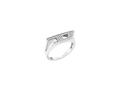 Diesel Ocelový unisex prsten s krystaly DX1629040 60 mm