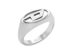 Diesel Fashion ocelový prsten s logem DX1475040 50 mm