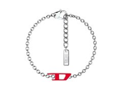 Diesel Nadčasový ocelový unisex náramek D Logo DX1691040