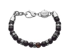 Diesel Pánský korálkový náramek s&nbsp;ocelovými ozdobami DX1163040