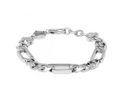 Diesel Pánský ocelový náramek s&nbsp;křížkem Steel DX1351040