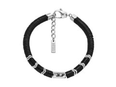 Diesel Stylový ocelový bicolor náramek s hematitem DX1574931