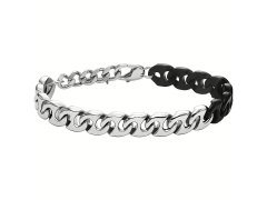 Diesel Výrazný bicolor náramek z oceli DX1529931