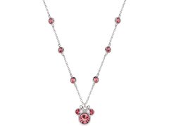 Disney Krásný stříbrný náhrdelník Minnie Mouse s krystaly NS00045SRUL-157.CS