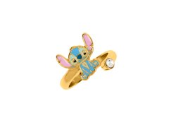 Disney Otevřený pozlacený prsten Lilo a&nbsp; Stitch RF00393YRWL.PH