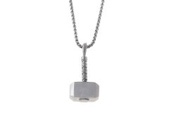Disney Pánský ocelový náhrdelník Thor Marvel N600501L-22.CS