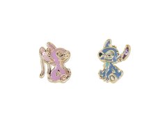 Disney Pozlacené asymetrické náušnice Angel a Stitch EF01504YRML.PH