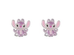 Disney Roztomilé peckové náušnice pro dívky Angel Lilo a&nbsp; Stitch EF01086SRWL.PA