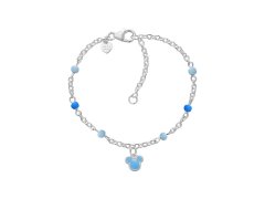 Disney Slušivý stříbrný náramek Mickey Mouse Mini BS00103SL-47.CS