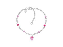 Disney Slušivý stříbrný náramek Minnie Mini BS00104SL-47.CS
