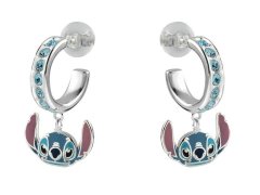 Disney Stříbrné kruhy s přívěsky Stitch Lilo a Stitch ES00099SRQL.CS