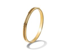 Emily Westwood Dámský pevný náramek z&nbsp;pozlacené oceli Zara EWB250399G