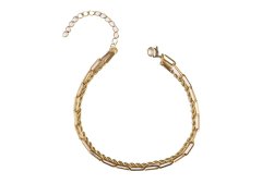 Emily Westwood Elegantní dvojitý náramek z pozlacené oceli Elysian EWB250190G