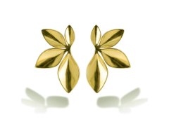 Emily Westwood Jedinečné pozlacené náušnice Květiny Celestia EWE260587G
