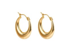 Emily Westwood Nadčasové pozlacené kruhy Lyric EWE250268G