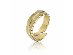 Emily Westwood Stylový pozlacený prsten EWR23028G
