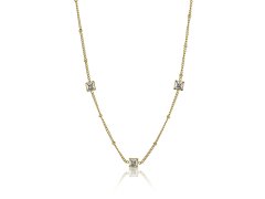 Emily Westwood Pozlacený náhrdelník s čirými zirkony Ana EWN23083G