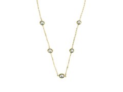 Emily Westwood Pozlacený náhrdelník s&nbsp;perlami Orelia EWN260826G