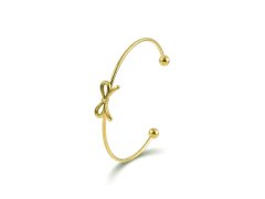 Emily Westwood Pozlacený pevný náramek Mašlička EWB260610G