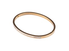 Emily Westwood Pozlacený pevný náramek s&nbsp;krystaly Kaelisse EWB250385G