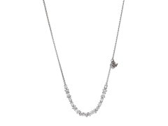 Emporio Armani Blyštivý stříbrný náhrdelník se zirkony EG3604040