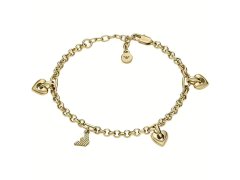 Emporio Armani Krásný pozlacený náramek s&nbsp;přívěsky EGS3268710
