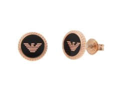 Emporio Armani Luxusní bronzové náušnice s&nbsp;logem EGS2534221