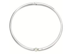 Emporio Armani Luxusní pevný náhrdelník s&nbsp;perličkou EGS3255040