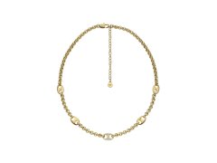 Emporio Armani Módní pozlacený náhrdelník se zirkony EGS3269710