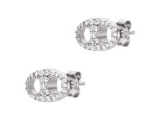 Emporio Armani Stříbrné náušnice s&nbsp;kubickými zirkony EG3632040