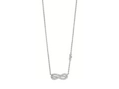 Emporio Armani Nadčasov stříbrný náhrdelník s kubickými zirkony EG3597040
