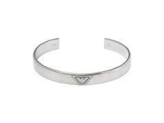 Emporio Armani Pevný ocelový náramek pro muže Eagle Logo EGS3127040