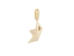 Emporio Armani Pozlacený přívěsek Papírová lodička Charm EGS3357710