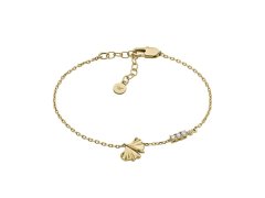 Emporio Armani Něžný pozlacený náramek se zirkony EGS3263710