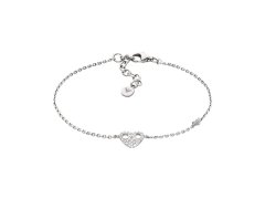 Emporio Armani Romantický stříbrný náramek se zirkony EG3647040