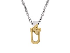 Emporio Armani Pánský bicolor náhrdelník z&nbsp;oceli EGS3243040
