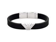 Emporio Armani Stylový pánský náramek Eagle Logo EGS3168040