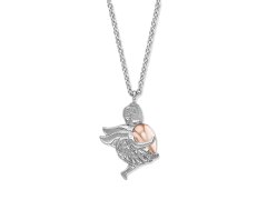 Engelsrufer Nádherný stříbrný bicolor náhrdelník s andělíčkem ERN-ANGEL-HWBIR (řetízek, přívěsek)