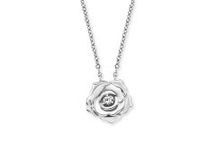 Engelsrufer Půvabný stříbrný náhrdelník s růží ERN-ROSE-ZI