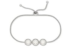 Engelsrufer Půvabný stříbrný náramek s perlami ERB-GLORY