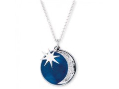 Engelsrufer Stříbrný náhrdelník Měsíc a hvězda ERN-MOON-PB