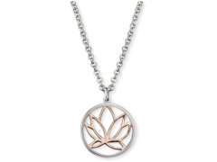 Engelsrufer Stříbrný náhrdelník s lotosovým květem ERN-LILLOTUS